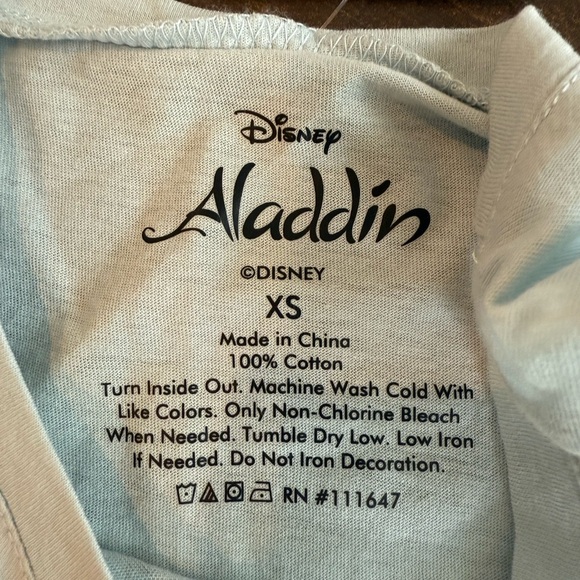 NWT Disney Aladdin Cotton Tank - Picture 3 of 4